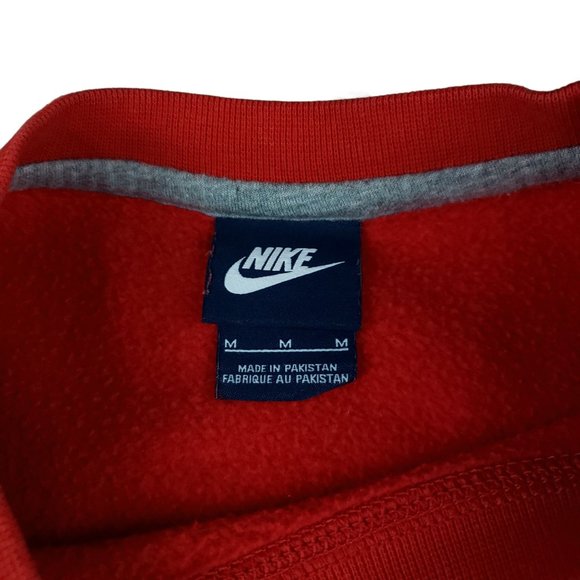 Nike Upcycle Demand Justice Red Sweatshirt Medium Activist Statement - Picture 5 of 8